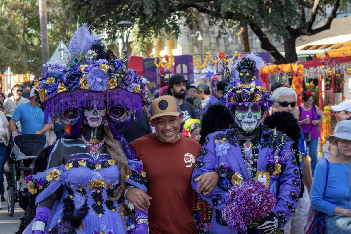 Marigolds and Mariposas at Muertos Fest